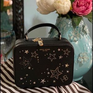 Star studded and crystal crossbody satchel